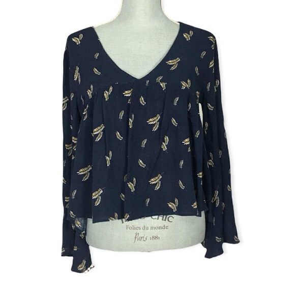 Altar'd State Floral Boho Swing Top Size S - Picture 1 of 4